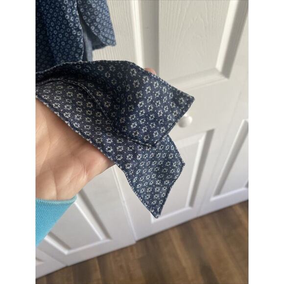 Cloth & Stone Anthropologie Women's Blue Chambray Collared Dress XS Button Down - Picture 6 of 6